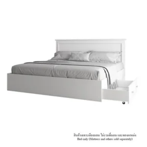 เตียง 6 ฟุต FURDINI HELENA สีขาว