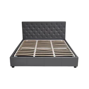 ฐานรองหัวเตียง 6 ฟุต LADY AMERICANA LE ZENITH สีเทา