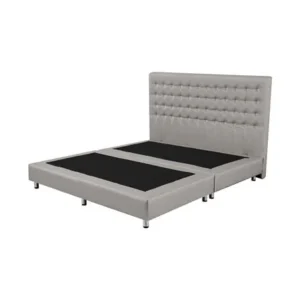 ฐานรองหัวเตียง 5 ฟุต HOME LIVING STYLE BERLIN สีเทาอ่อน