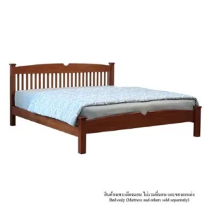 เตียงไม้ 6 ฟุต GROWN SILVIA สีรัน