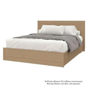 เตียง 6 ฟุต KONCEPT TIMBUR 19236140 สีโอ๊ค