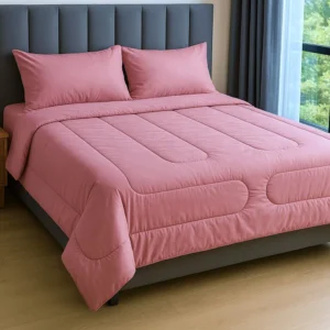 CHARM CLASSIC ชุดผ้าปูที่นอนพร้อมนวม 6 ฟุต 6 ชิ้น สี NUDE