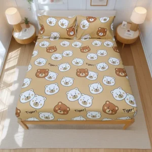 ชุดเครื่องนอน 3ฟุต 3ชิ้น คอลเลคชั่น DREAMY ลาย BROWNIE (พร้อมผ้านวม)