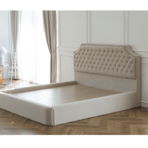 เตียงนอน 5 ฟุต RENITA HOME รุ่น Ashley สีน้ำตาลอ่อน