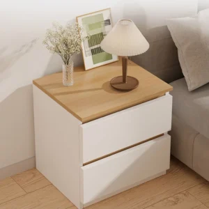 Thailoong ตู้ข้างเตียง โต๊ะข้างเตียง พร้อมแร็ค ดีไซน์สวย ทันสมัยทนทาน